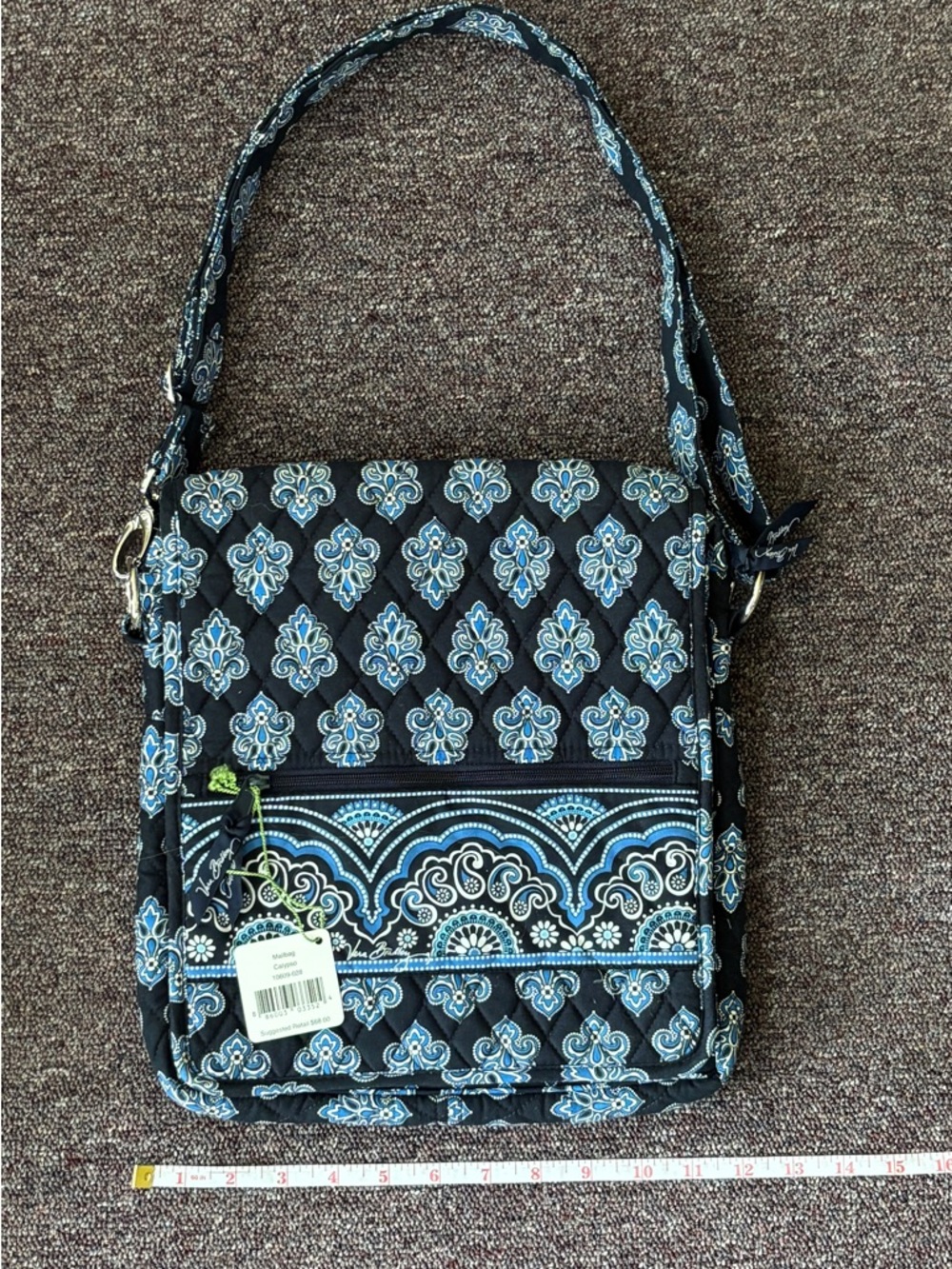 Vera Bradley mail bag and the retired pattern calypso. NWT perfect condition.